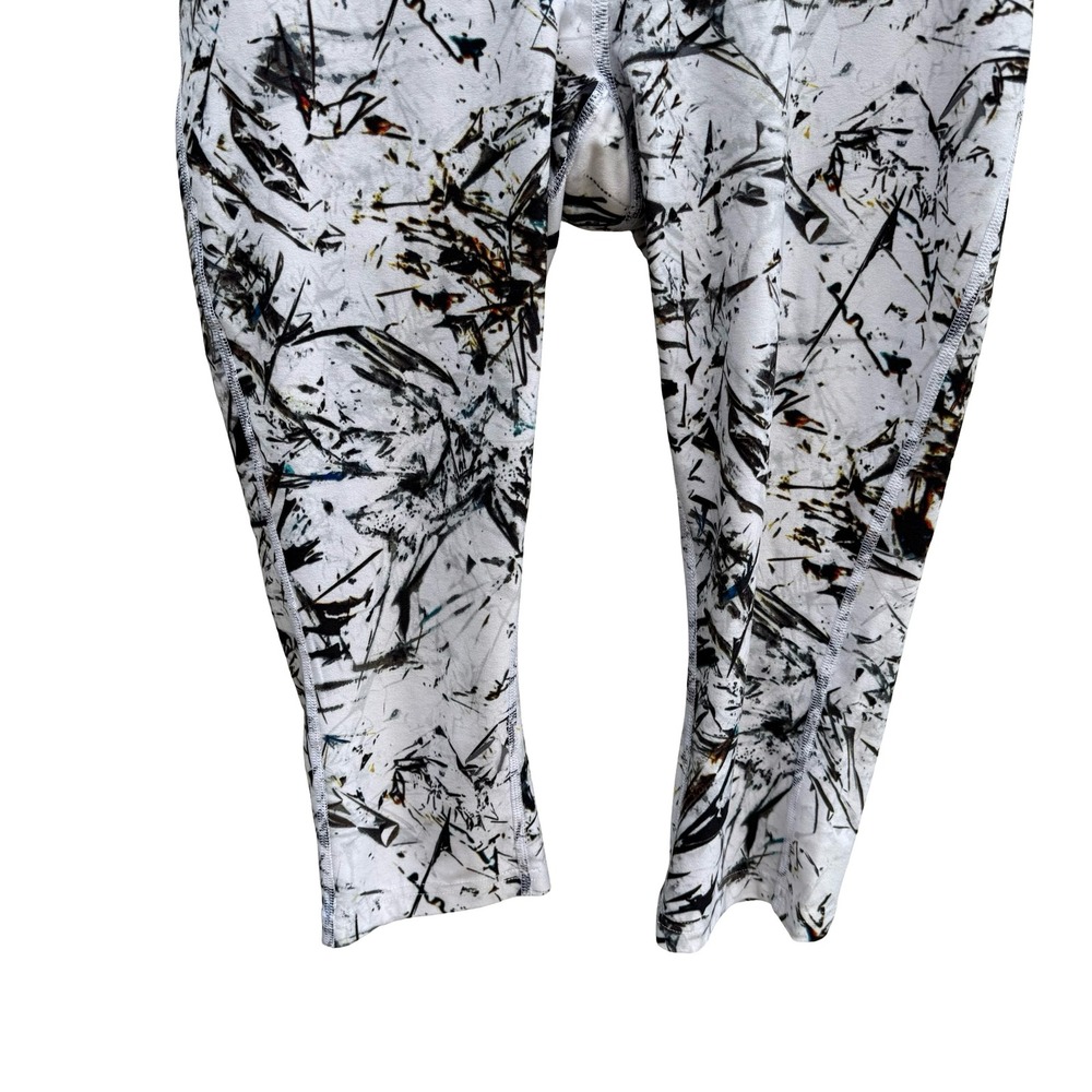 Nike Dri-FIT Abstract Splatter Print Capri Leggings Gymwear Sporty Yoga Womens S - Picture 3 of 11